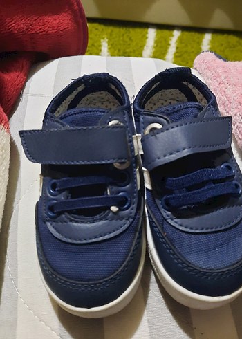 Mavi Erkek Çocuk Spor Ayakkabı Velcro - Görsel 2