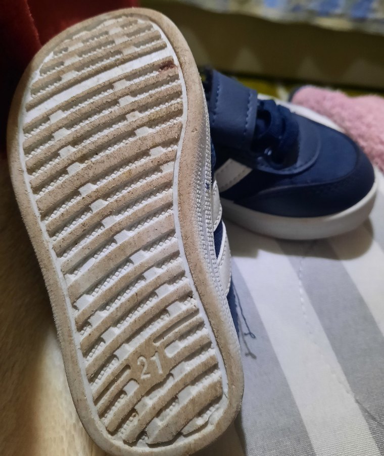 Mavi Erkek Çocuk Spor Ayakkabı Velcro - Görsel 3