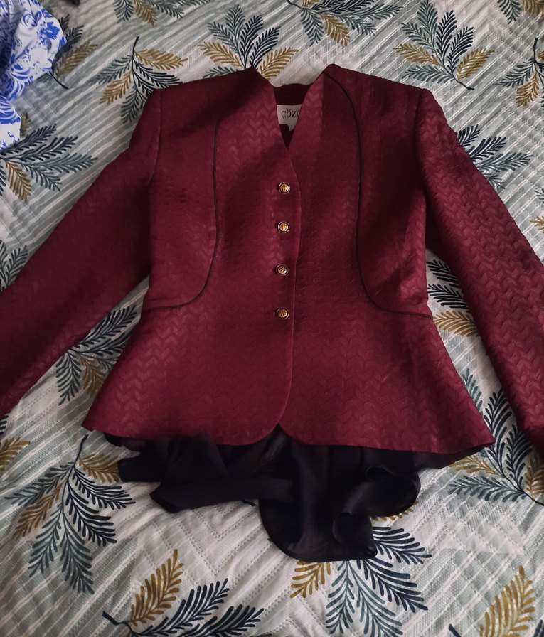 tesettur kadın ceket takım - Görsel 2