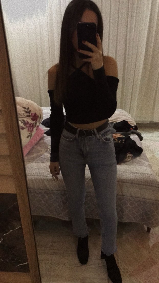 Siyah bluz - Görsel 2