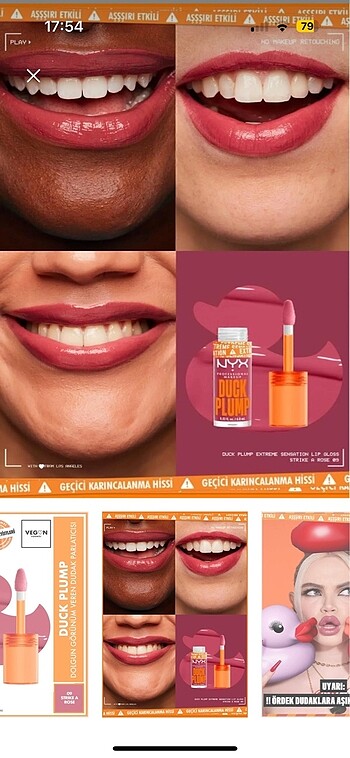 NYX Nyx Duck Plump Gloss 09 Strike a Rose