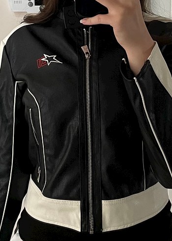 Bershka Bershka yarışçı deri ceket