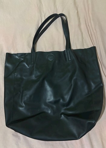 H&M Siyah Büyük Shopper Çanta