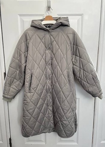 Zara Zara Oversize Uzun Kapitone Şişme Mont