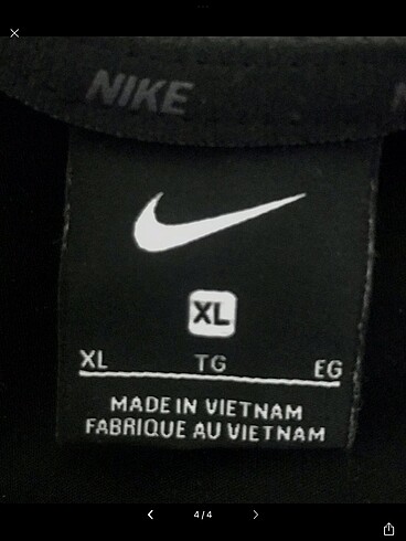 xl Beden siyah Renk Nike Siyah Eşofman Takımı