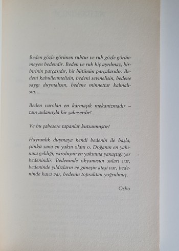 Beden ile Zihni Dengelemek - Osho Kitabı
