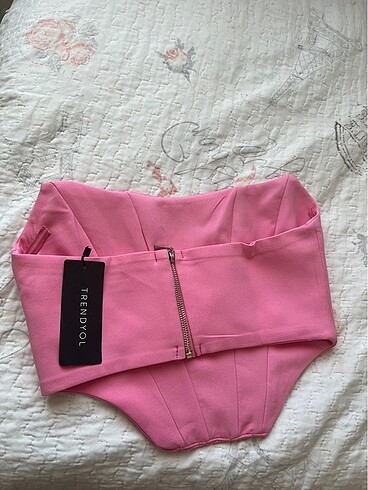 s Beden pembe korse crop
