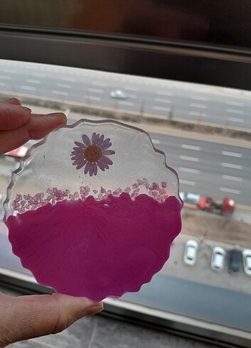 Beden #epoksi reçine bardak altı