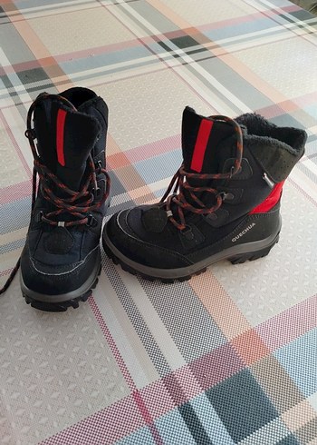 Gri Erkek Çocuk Spor Botlar Velcro
