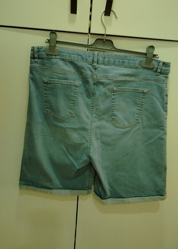 46 Beden kot Mavi Kadın Denim Mini Şort yeni hiçbir marka DF JEANS 46