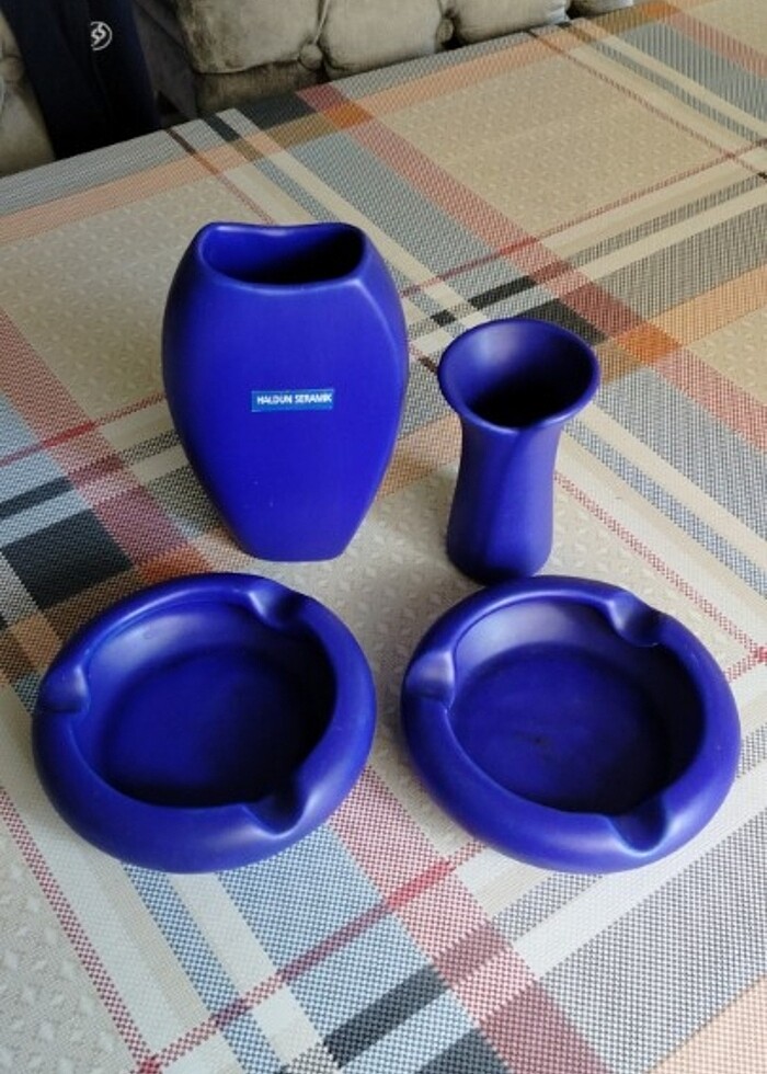 2 tane vazo küçük birlikte haldun seramik - Görsel 2