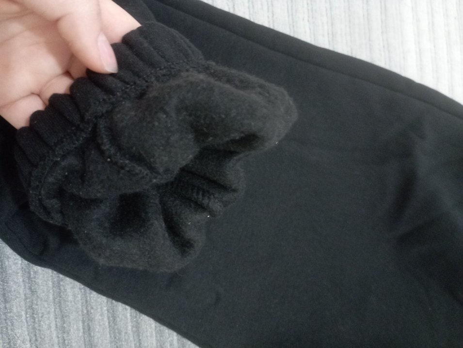 Siyah Rahat Kesim Eşofman Altı - Görsel 5