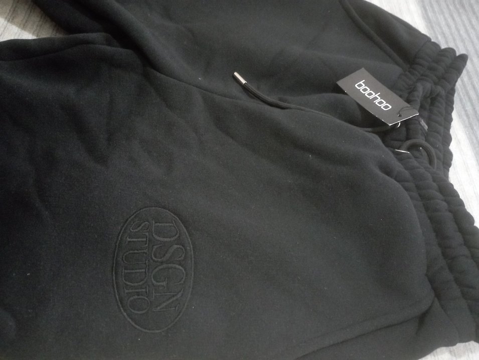 Siyah Rahat Kesim Eşofman Altı - Görsel 2