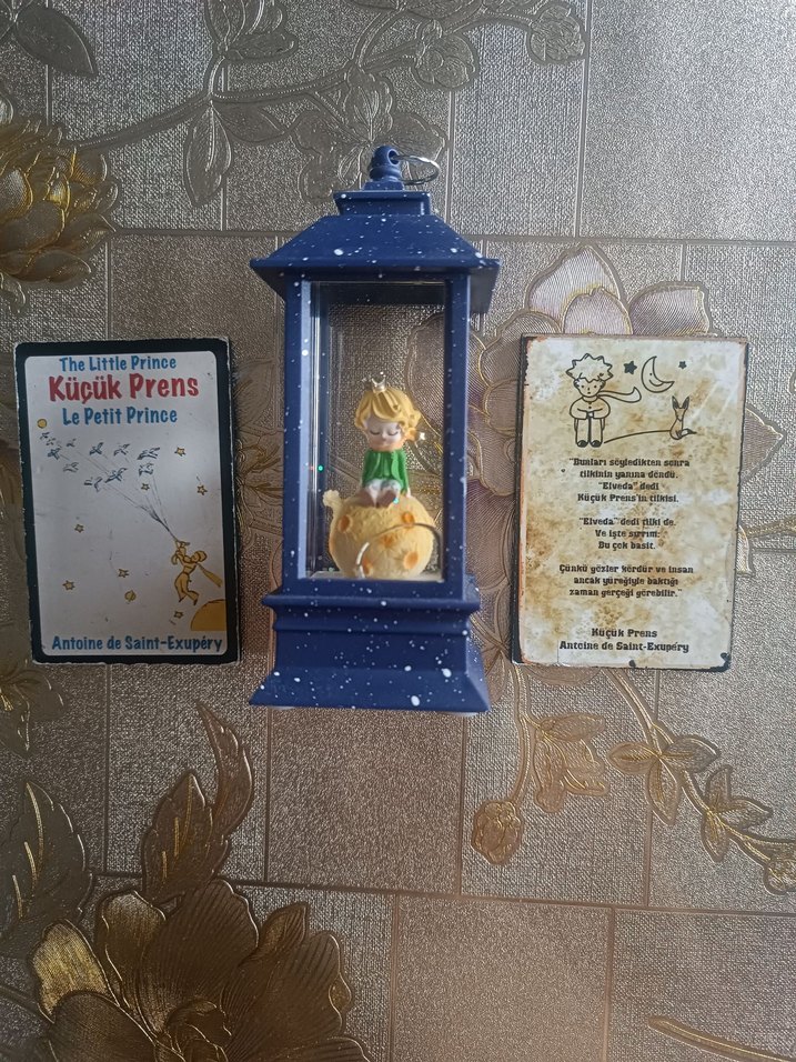 Renkli Küçük Prens Figürlü Fener - Görsel 3