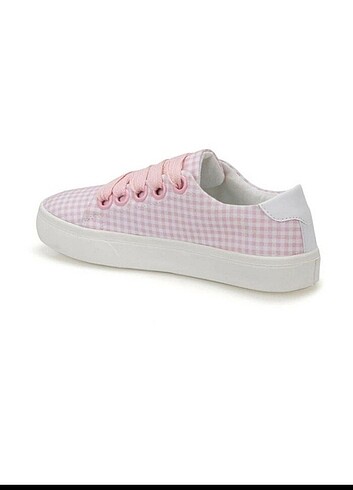 Pembe pötikare Converse sneaker ayakkabı