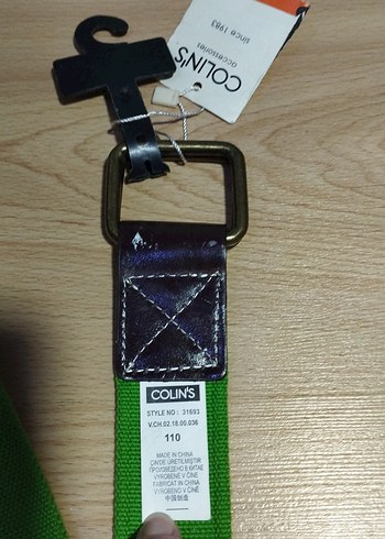 Kadın Yeşil Kemer - Görsel 2