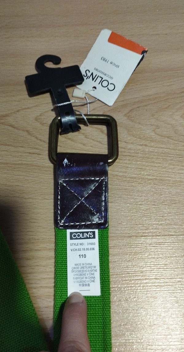 Kadın Yeşil Kemer - Görsel 2