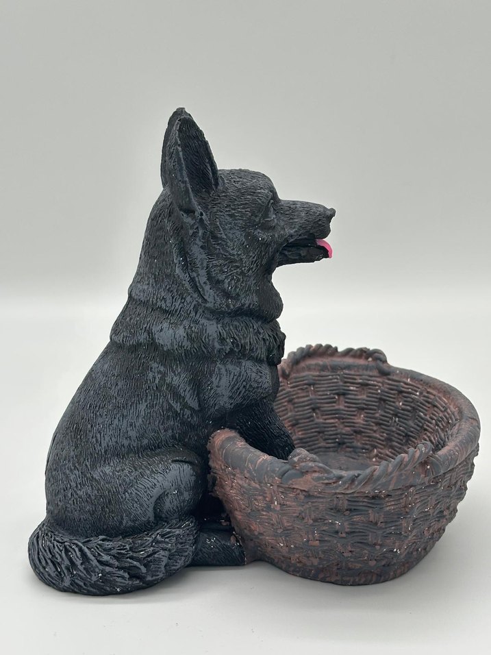 Köpek Figürlü Sepet Dekoru - Görsel 3