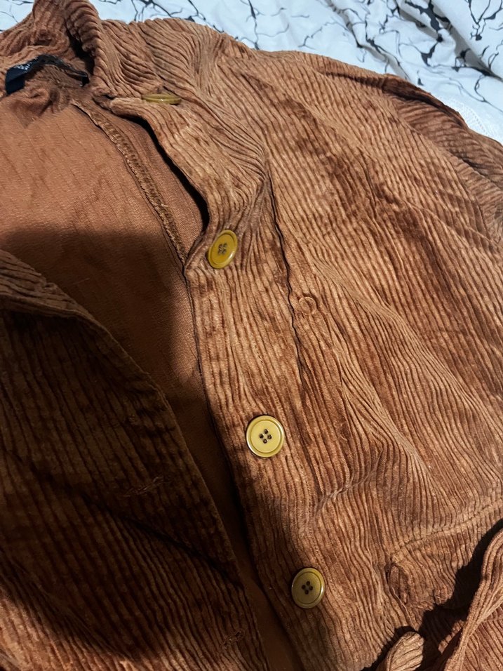 Kuşaklı Kahverengi Ceket - Görsel 3