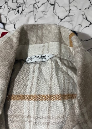 Gri Ekoseli Düğmeli Kadın Gömlek - Görsel 4