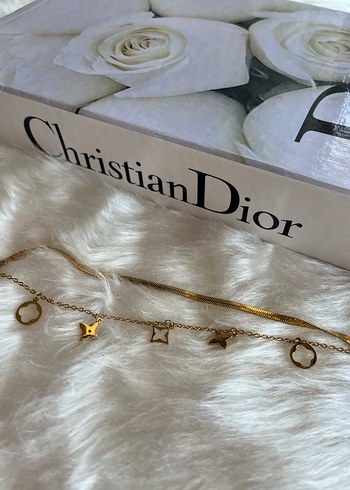 Zincir Detaylı Parlak Altın Bileklik - Görsel 2