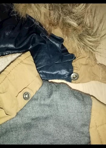 4 Yaş Beden Zara Kürklü Erkek Çocuk Mont