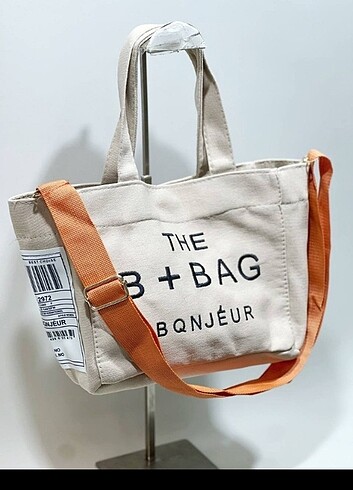 The b+bag #bbag Bonheur çanta kanvas