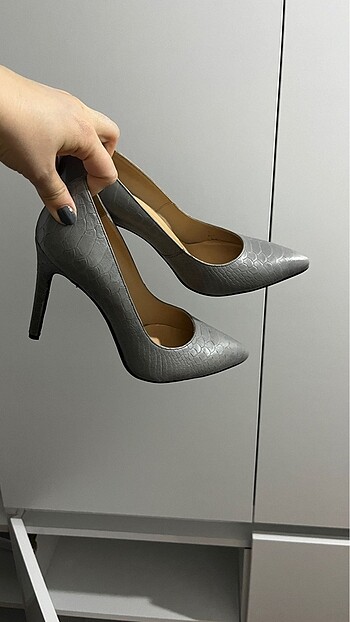 39 Beden gri Renk Hotiç Stiletto