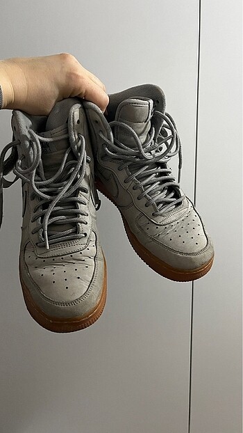 39 Beden Nike Airforce High Gri Spor Ayakkabı Unisex