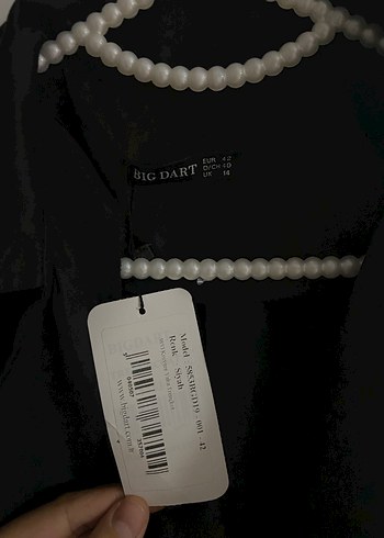 Düğmeli Siyah Midi Kadın Trençkot - Görsel 5