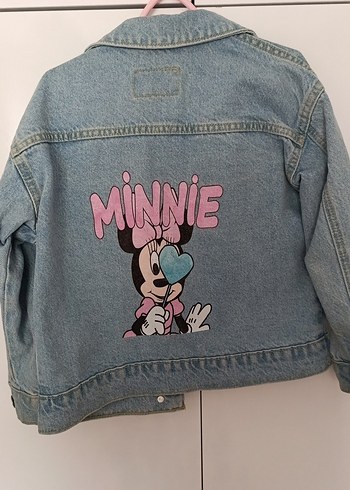 Zara Mavi Loose Fit Kadın Denim Ceket