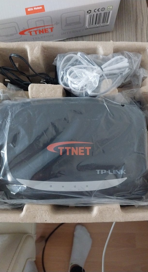 TP-LINK TTNET Modem Siyah - Görsel 3