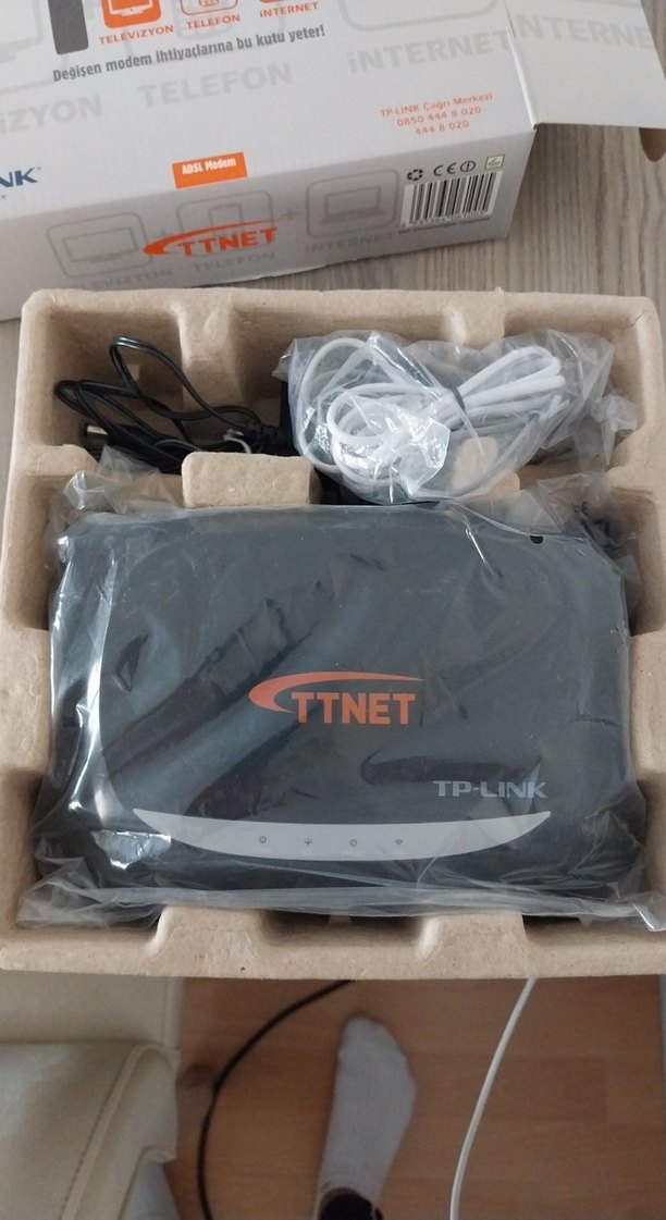 TP-LINK TTNET Modem Siyah - Görsel 2