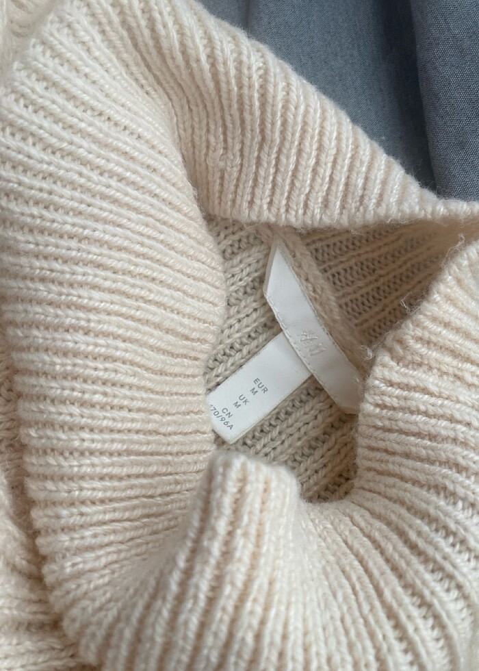 Hm kalın yün kazak - Görsel 4