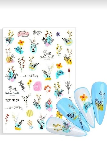 İlkbahar Trendi Tırnak Sticker Nail Sticker Nail Art