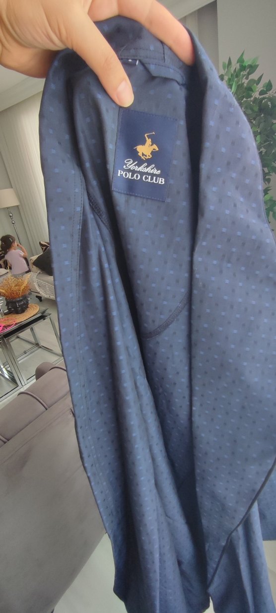 Lacivert Erkek Sabahlık - Görsel 2