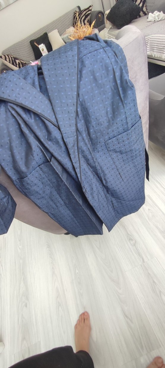 Lacivert Erkek Sabahlık - Görsel 3