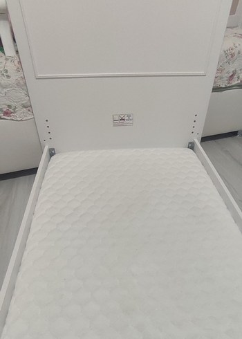 Beyaz Çocuk Yatağı ve Başlığı - Görsel 10