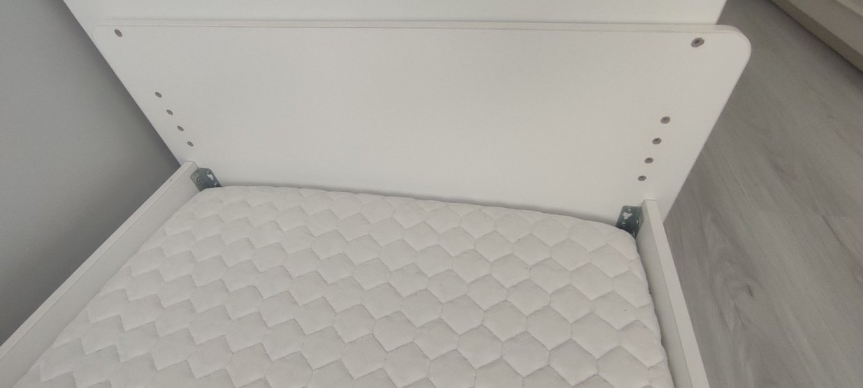 Beyaz Çocuk Yatağı ve Başlığı - Görsel 3