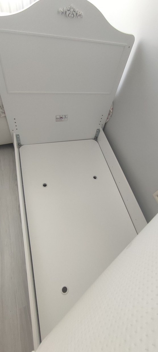 Beyaz Çocuk Yatağı ve Başlığı - Görsel 4