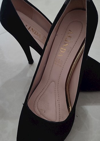 Siyah Stiletto Kadın Ayakkabı - Görsel 5