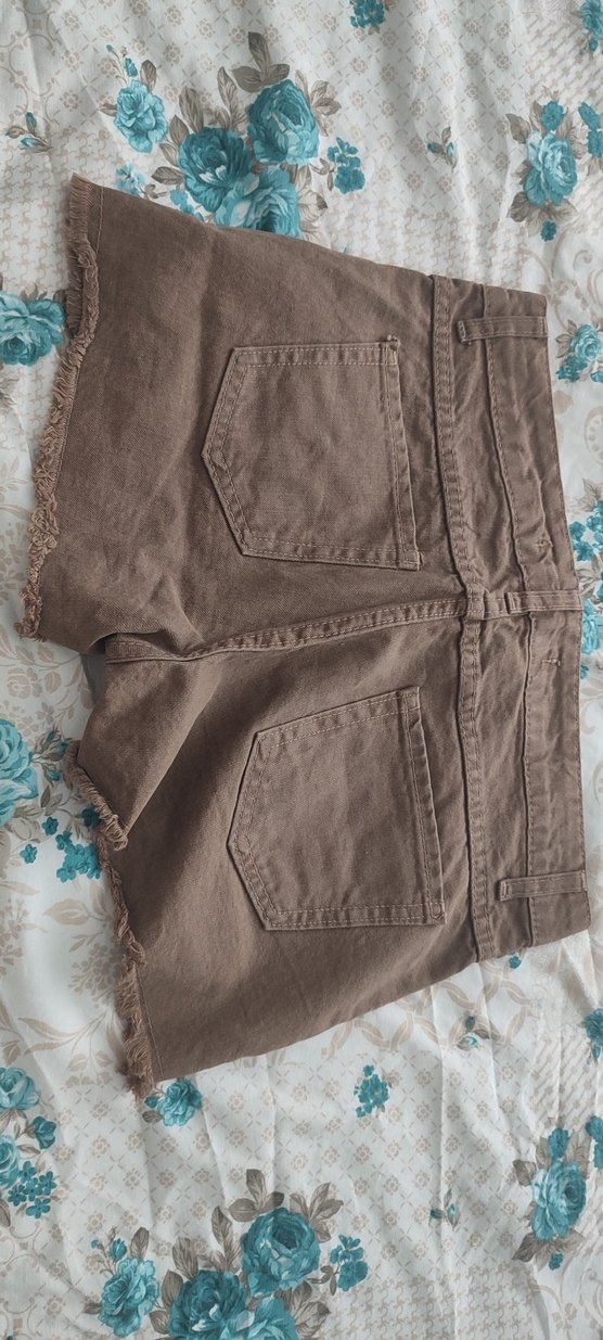 Bohem Tarzı Kadın Kot Şort - Görsel 4