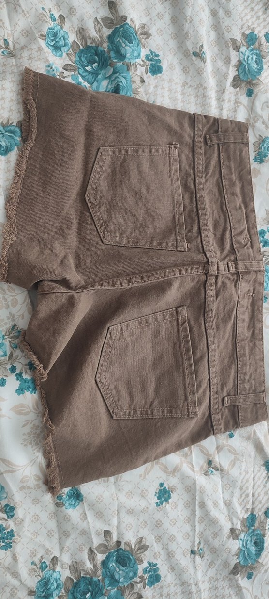 Bohem Tarzı Kadın Kot Şort - Görsel 5