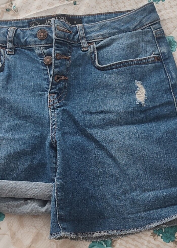 Kadın Jean şort - Görsel 3