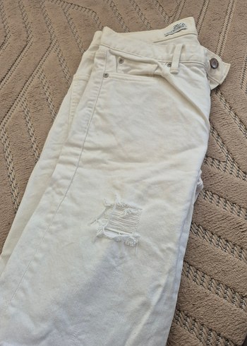 Beyaz Pamuklu Kısa Bermuda Şort - Görsel 8