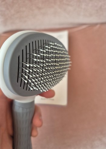 Gri Tüy Toplayıcı Kedi ve Köpek Fırçası - Görsel 7