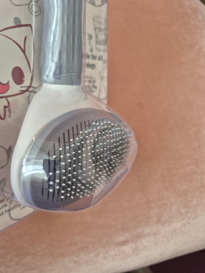 Gri Tüy Toplayıcı Kedi ve Köpek Fırçası - Görsel 4