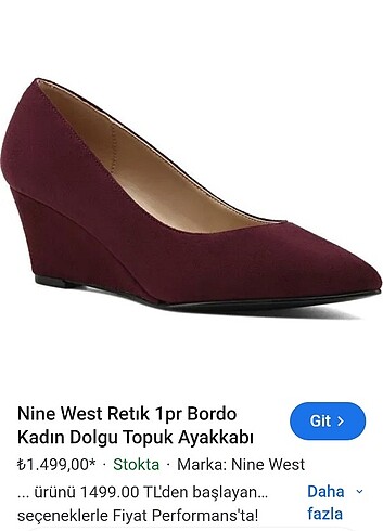38 Beden Nine west süet bordo ayakkabı