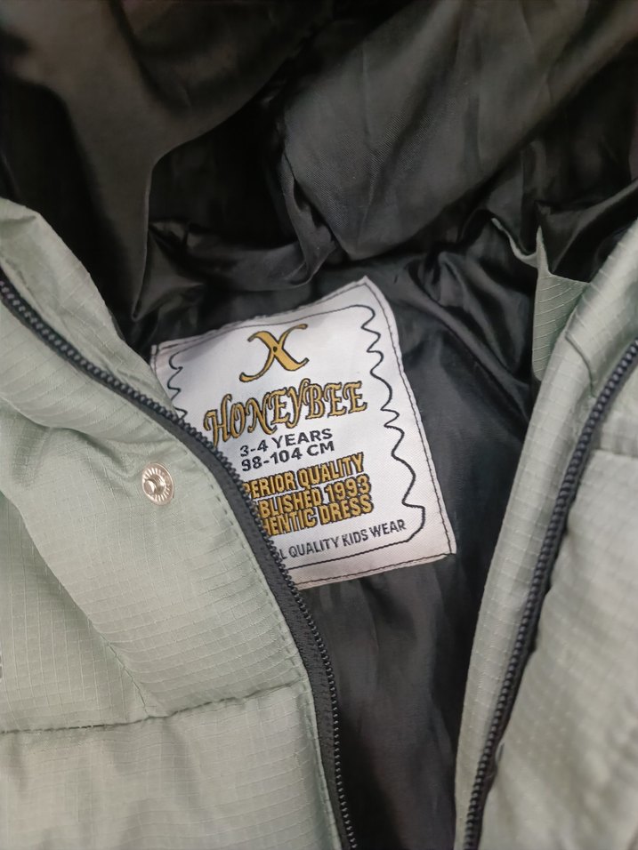 Erkek Çocuk Gri Kürklü Mont - Görsel 3