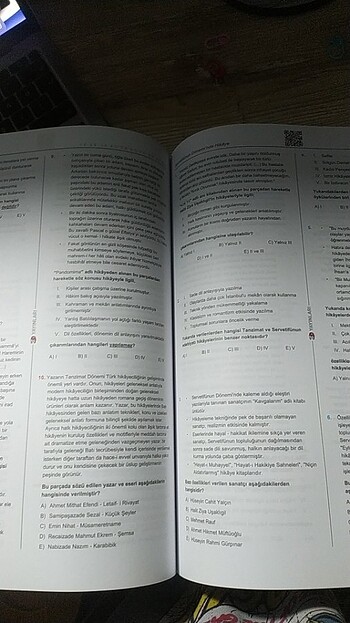  Beden 3d ayt edebiyat soru bankası